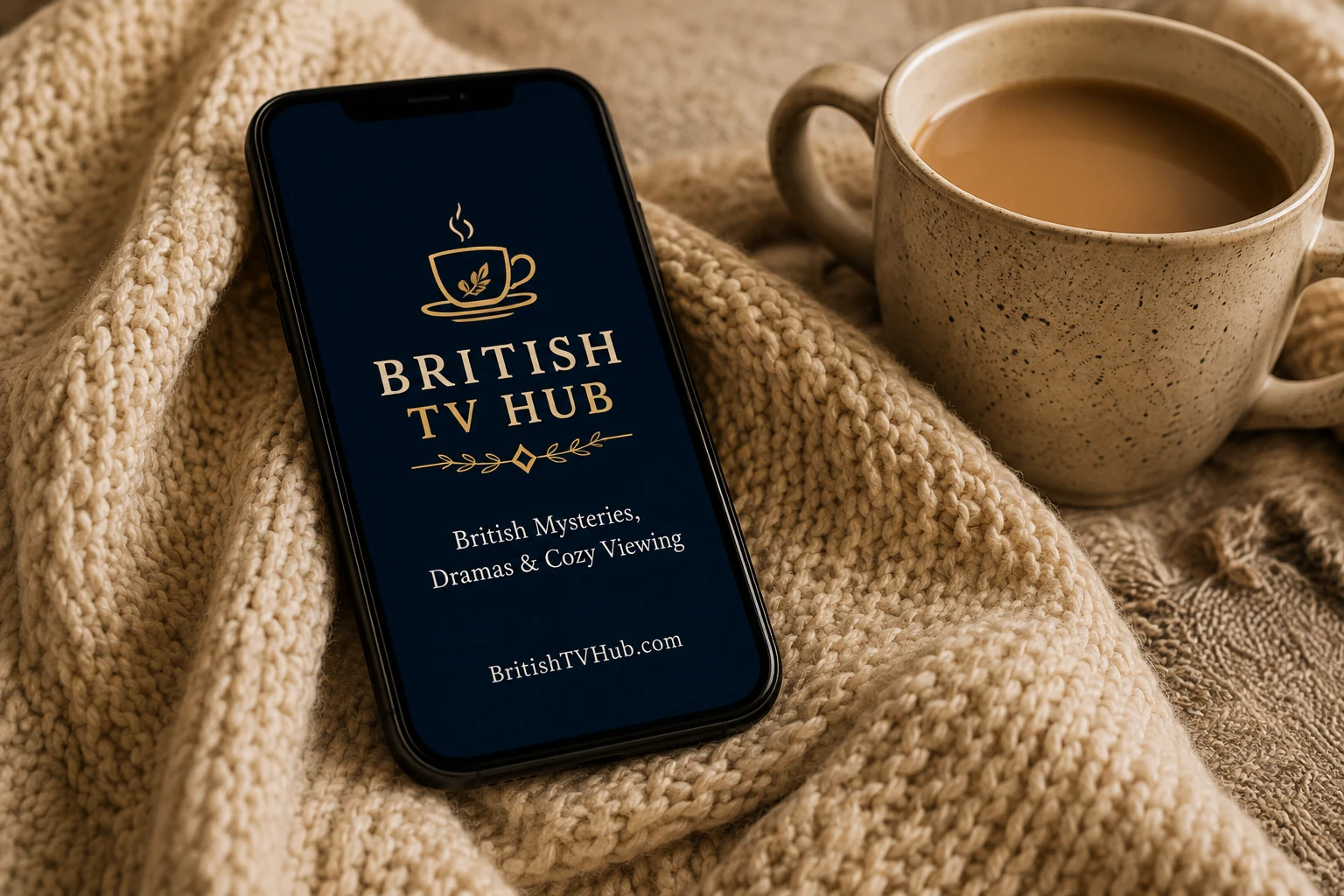 Sharing a British TV Hub link in a text or group chat