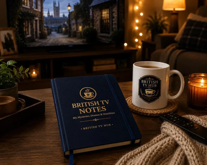 British TV Notes Hardcover Journal