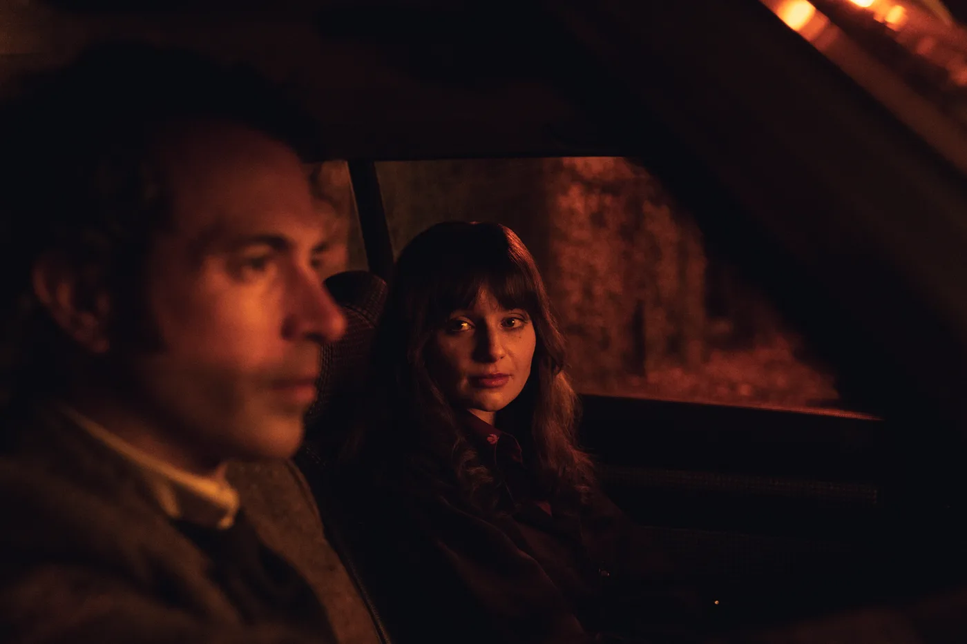Lola Petticrew as Cushla and Tom Cullen as Michael in Trespasses